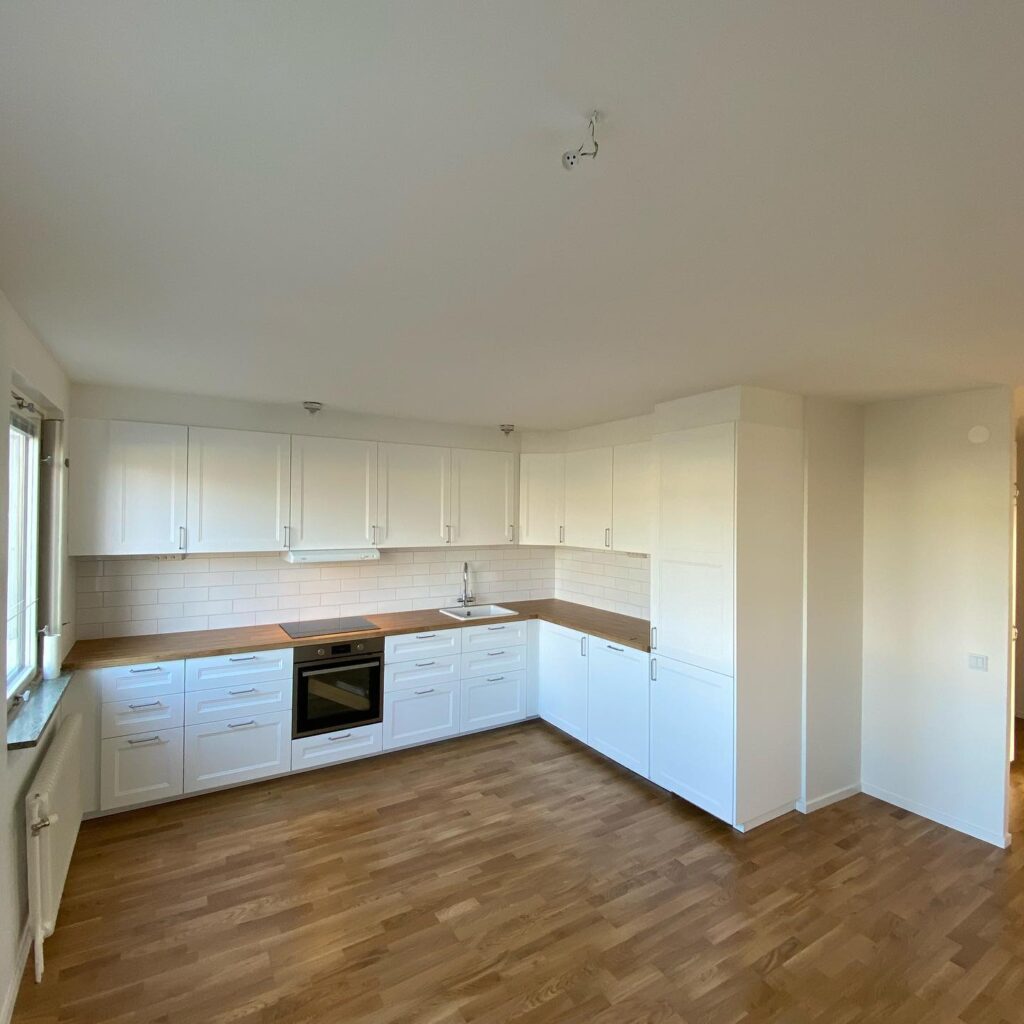 Renovering av kök i lägenhet.